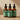 Alt: Three bottles of Medité INVICTUS Rosemary Hair Growth Oil for thinning hair, receding hairlines, and slow regrowth, 90-day supply bundle