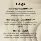 How to use Invictus rosemary hair oil, application frequency and instructions FAQ