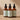 Medité Invictus natural hair growth oil 3 pack bundle, 90 day hair loss treatment supply with clinical grade rosemary peppermint castor and tea tree formula for hair regrowth and scalp health