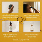 Medíté Protocol complete natural hair loss treatment kit rosemary oil dermaroller men women