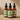 Three bottles of Medité Pure Argan Hair Growth Oil for dry hair, split ends, frizz, and scalp hydration, 90-day supply bundle